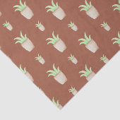 Papier Mousseline Motif Wild Cactus (Détail)