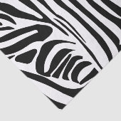 Papier Mousseline Motif zèbre (Détail)