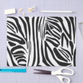 Papier Mousseline Motif zèbre (Artisanat)