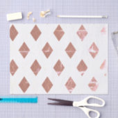 Papier Mousseline Motifs arlequins en beige blanc Abstrait (Artisanat)