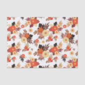 Papier Mousseline Motifs d'automne (Recto)