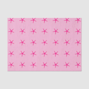 Papier Mousseline Motifs d'étoiles de mer Roses Anniversaires Mariag