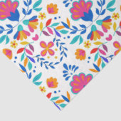 Papier Mousseline motifs floraux de l'art populaire mexicain (Détail)
