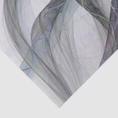 Papier Mousseline Motions Filigree Moderne Abstrait pivotant Fractal (Détail)