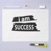 Papier Mousseline Motivation Je suis la réussite Motivation (Artisanat)