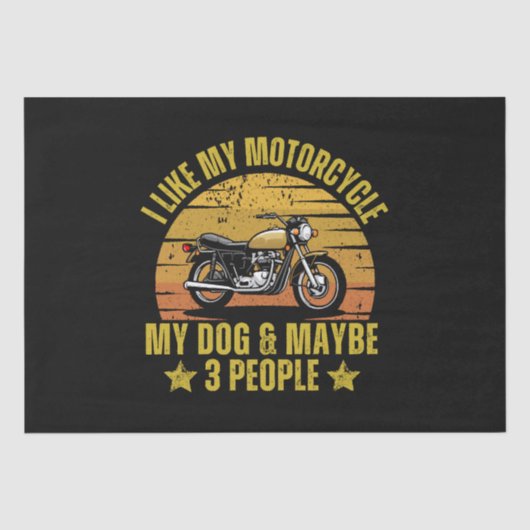 Papier Mousseline Moto-chien (Recto)