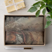 Papier Mousseline Moto métal et rouille (Cadeau)