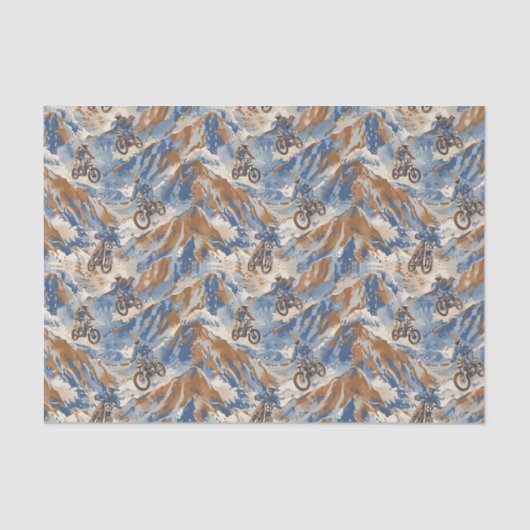 Papier Mousseline Motocross (Recto)