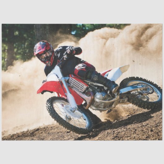 Papier Mousseline Motocross (Recto)