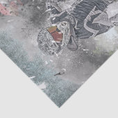 Papier Mousseline Motocross Extreme Sport (Détail)