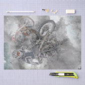 Papier Mousseline Motocross Extreme Sport (Artisanat)