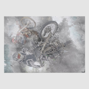 Papier Mousseline Motocross Extreme Sport