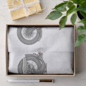 Papier Mousseline Motocyclette Ural (Cadeau)