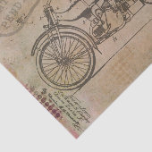 Papier Mousseline Motorcycle vintage (Détail)