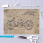 Papier Mousseline Motorcycle vintage (Artisanat)