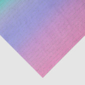 Papier Mousseline Mots de script décoratifs sur arc-en-ciel (Détail)