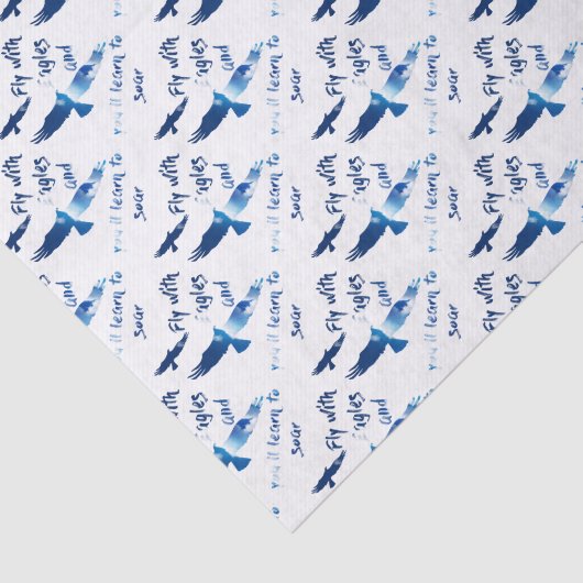 Papier Mousseline Mouche avec des aigles (Détail)