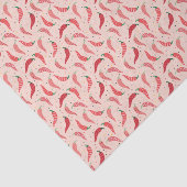 Papier Mousseline Mouchoirs chiliens mignons sur papier de tissus ro (Détail)