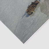 Papier Mousseline Mouette avec l'algue (Détail)