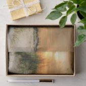 Papier Mousseline Mouettes au lever du soleil (Cadeau)