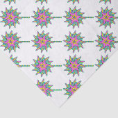 Papier Mousseline Moulin à vent rose (Détail)