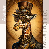 Papier Mousseline Mousseline Cute Girafe Steampunk Hat Tissue paper