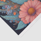 Papier Mousseline Mousseline Cute Sloth & Flower Hat v5 Tissue paper (Détail)