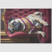 Papier Mousseline Mousseline Dog Royal Pug no.6 Hat Tissue paper (Recto)