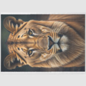 Papier Mousseline Mousseline Tiger Feline no.4 Tissue paper (Recto)