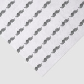 Papier Mousseline Moustache noire (Détail)