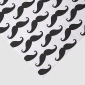 Papier Mousseline Moustache noire et blanche de guidon d'amusement (Détail)