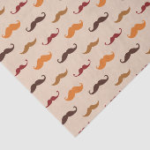 Papier Mousseline Moustaches colorées (Détail)