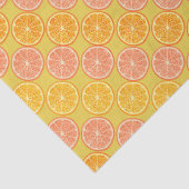 Papier Mousseline Moutarde d'été orange (Détail)