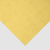 Papier Mousseline Moutarde solide Jaune / Or (Détail)