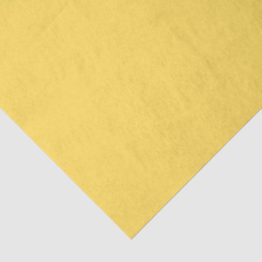 Papier Mousseline Moutarde solide Jaune / Or (Détail)