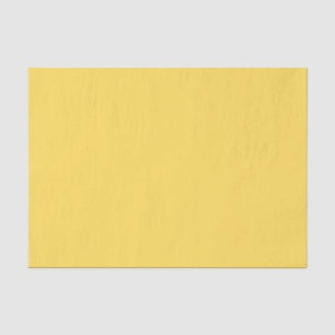 Papier Mousseline Moutarde solide Jaune / Or