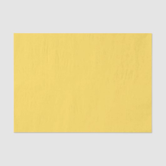 Papier Mousseline Moutarde solide Jaune / Or (Recto)