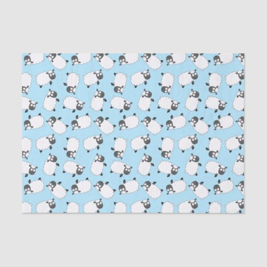 Papier Mousseline Mouton Anniversaire Soirée Caricature (Recto)