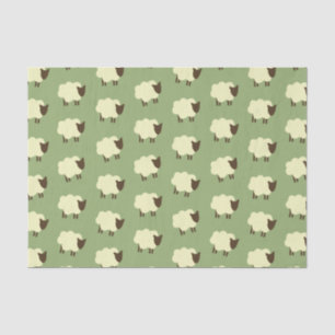 Papier Mousseline Moutons