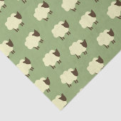 Papier Mousseline Moutons (Détail)