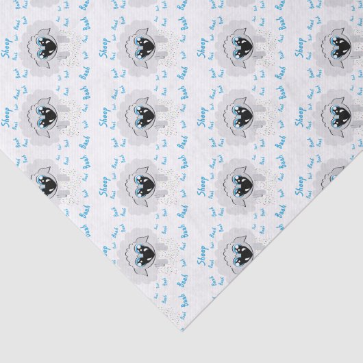 Papier Mousseline moutons (Détail)