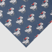 Papier Mousseline Moutons de Noël (Détail)