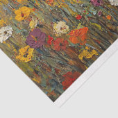 Papier Mousseline Moutons et bergers avec découpage Fleur sauvage (Détail)