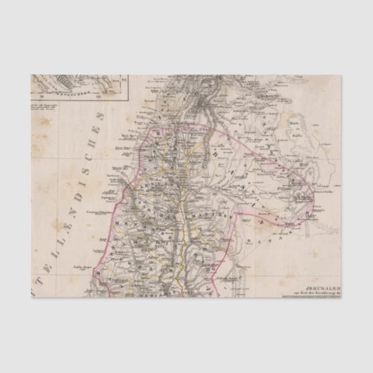 Papier Mousseline Moyen-Orient, Palestine (Recto)