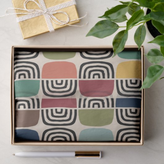 Papier Mousseline Moyen-siècle Âge atomique moderne (Cadeau)