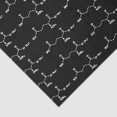 Papier Mousseline MSG Monosodium Glutamate Molecule Formule chimique (Détail)