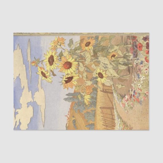 Papier Mousseline Mucha Print pour l'Ukraine pas de frontière (Recto)