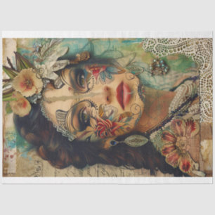 Papier Mousseline Multicultural Women of Beauty Series Découpage #2