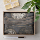 Papier Mousseline Multiple Clocks and pocket watches v4 Tissue paper (Cadeau)