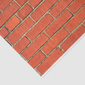 Papier Mousseline Mur classique en briques rouges (Détail)